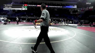 285 lbs Cons. Semi - Eli Swartz, Central Catholic vs Troy Ceja, Pitman