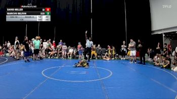 52 lbs Round 1 (4 Team) - David Miller, Upstate Uprising vs Marcus Belton, Scorpions
