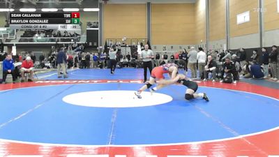 144 lbs Consi Of 8 #2 - Sean Callahan, Tewksbury vs Braylon Gonzalez, Xavier