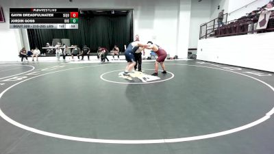 215-285 lbs Consi Of 4 - Gavin Dreadfulwater, Sequoyah Tahlequah JH vs Jordin Goss, Bartlesville High School