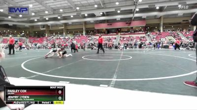 75 lbs Quarterfinal - Paisley Cox, Salina vs Jentry Lyden, South Central Punishers