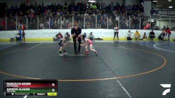 40 lbs Cons. Round 2 - Marcelyn Keiser, Mat Psychos vs Samson Alasadi, The Sting