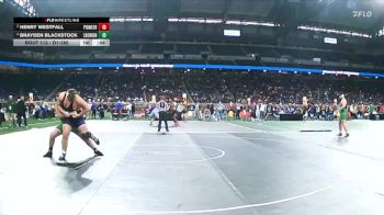 D1-285 lbs Cons. Round 1 - Henry Westfall, Ann Arbor Pioneer vs Brayden Blackstock, Lake Orion