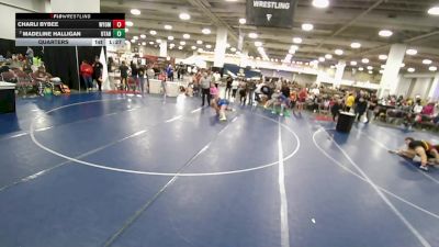 126 lbs Champ. Round 3 - Madeline Halligan, Utah vs Charli Bybee, Wyoming
