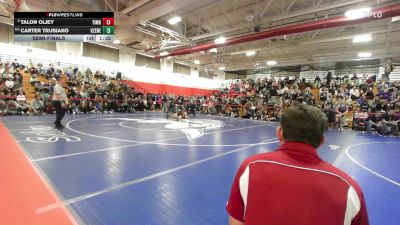 126 lbs Semifinal - Talon Oljey, Timberlane vs Carter Trubiano, Keene