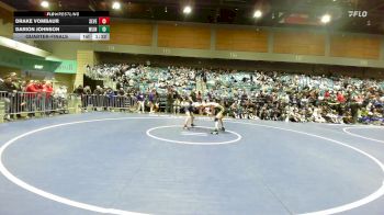 120 lbs Quarterfinal - Drake VomBaur, Severance vs Darion Johnson, West Linn