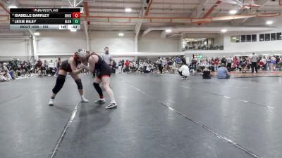 155 lbs Cons. Round 7 - Isabelle Barkley, Oak Hills High School vs Lexie Riley, Olentangy Orange