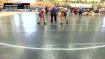 118 lbs Cons. Round 2 - Bryleigh Miears, Cobra Wrestling Club vs Sian Gaw-urwin, Seymour Youth Wrestling Club