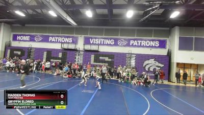 75 lbs Cons. Round 3 - Gryffin Eldred, Shootbox Wrestling Club vs Madden Thomas, Team Prestige