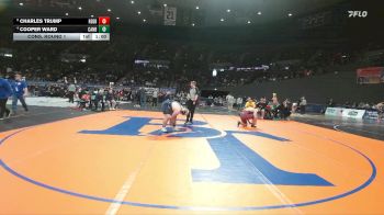 5A Boys 285 lbs Cons. Round 1 - Charles Trump, Redmond Boys vs Cooper Ward, Canby Boys