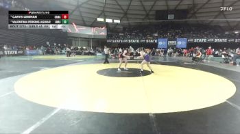 Girls 4A 155 lbs 5th Place Match - Valentina Perkins Aguiar, Lake Washington (Girls) vs Carys Lenihan, Camas (Girls)