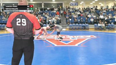 184 lbs Consi Of 8 #2 - Hunter Perez, Sacred Heart vs Bryce Phillips, Morgan State