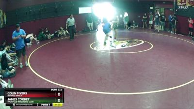 155 lbs Cons. Round 1 - Colin Myers, Big Dog Ranch vs James Corbet, Vacaville Wrestling Club