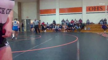 Girls 155 lbs Quarterfinal - Madison Burenheide, Rock Creek vs Audrey Bohannan, Perry Lecompton