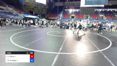 215 lbs Rnd Of 32 - Jeremiah Mora, CA vs Preston Krueger, WI