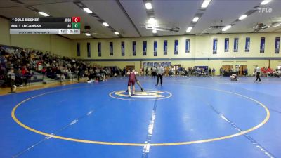 141 lbs Champ. Round 1 - Matt Lucansky, Augustana (il) vs Cole Becker, Augsburg