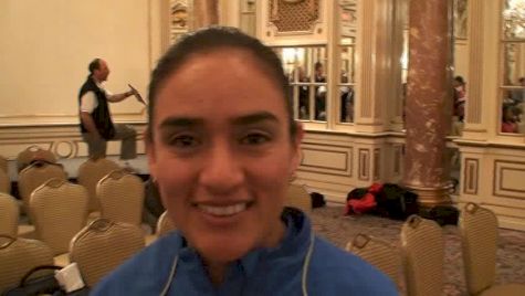 Zoila Gomez before US Olympic Marathon Trials 2008