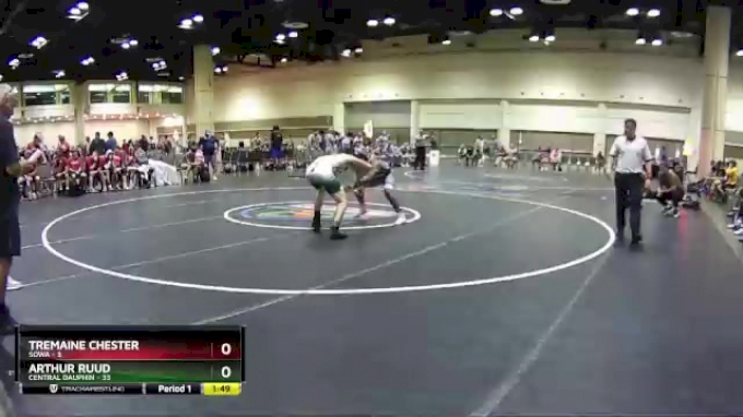 152 lbs Round 1 (10 Team) - Arthur Ruud, Central Dauphin vs Tremaine ...