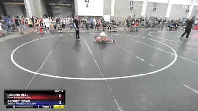 87 lbs Semifinal - Landon Bell, B.A.M. Training Center vs Brodey Lewis, Askren Wrestling Academy