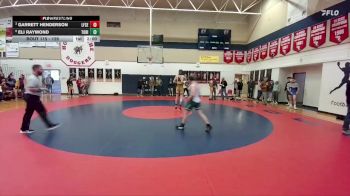 126 lbs Quarterfinal - Garrett Henderson, Lingle-Ft. Laramie/Southeast vs Eli Raymond, Tongue River