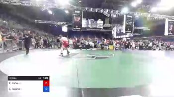 220 lbs Round Of 64 - Rylan Kuhn, Missouri vs Christian Solano, New York