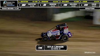 Kyle Larson Fastest In Friday Placerville USAC Midget Qualifying