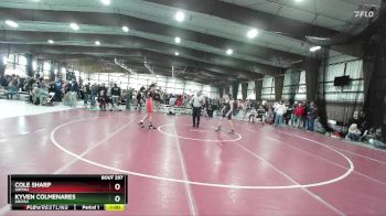 115 lbs Cons. Round 2 - Cole Sharp, Uintah vs Kyven Colmenares, Uintah