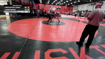 285 lbs 5th Place Match - Braylon Hill-Lomax, EDWARDVILLE (HS) vs Wynn Philippi, Arlington Heights (ST. VIATOR)