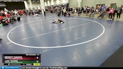 67 lbs Semifinal - Luke Taussig, Greater Heights Wrestling vs Bennett Dawson, Team Tulsa Wrestling Club