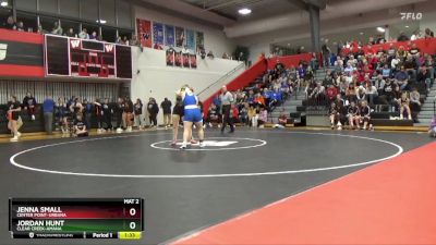 190 lbs Cons. Round 3 - Jordan Hunt, Clear Creek-Amana vs Jenna Small, Center Point-Urbana