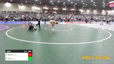 126 lbs Round Of 32 - Simon Cervantes, RedWave Wrestling vs Edward Freeman, NM Beast