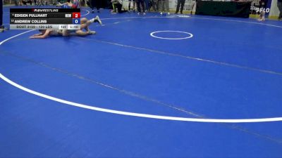120 lbs Cons. Sub-quarters - Edisen Fullhart, NEIWC vs Andrew Collins