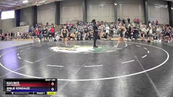 110 lbs Semifinal - Kaci Bice, Life University vs Emilie Gonzalez, Iowa