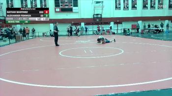 149 lbs Cons. Semi - Nathan Martinez, Clackamas Unattached vs Alexander Fenwick, Evergreen State College