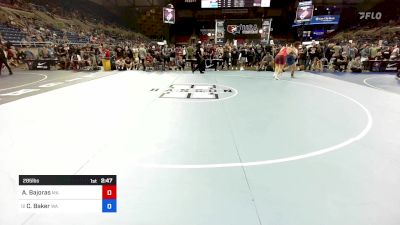 285 lbs Cons 32 #2 - Alexander Bajoras, MA vs Chase Baker, WA