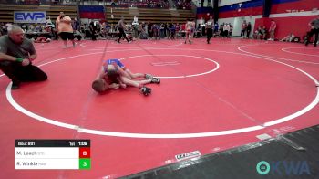 80-86 lbs Rr Rnd 5 - Mason Leach, Sallisaw Takedown Club vs Ronan Winkle, Raw Wrestling Club