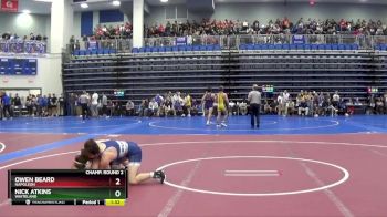 138 lbs Champ. Round 2 - Owen Beard, NAPOLEON vs Nick Atkins, Whiteland