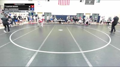 113 lbs Cons. Round 3 - Carter Booze, NE vs Will Katherman, MN
