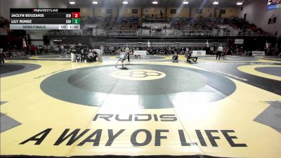 107 lbs Semifinal - Jaclyn Bouzakis, Wyoming Seminary vs Lily Runez, Choate Rosemary Hall