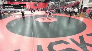 165 lbs Cons. Round 6 - Ronin Haran, Chicago (MARIST) vs Joey Pontrelli, Elmhusrt (IC CATHOLIC)