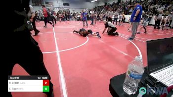 75 lbs Semifinal - BISHOP LOUIE, R.A.W. vs Eddie Scott, Miami Takedown Club