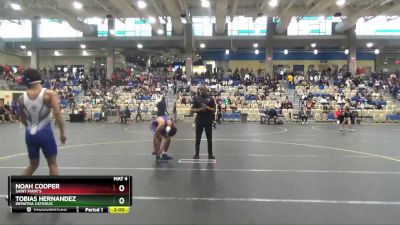 126 lbs Champ. Round 1 - Noah Cooper, Saint Mary`s vs Tobias Hernandez, DeMatha Catholic