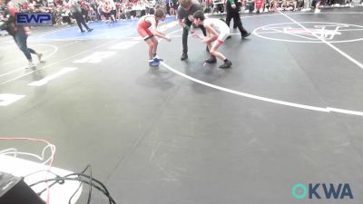 70-73 lbs Rr Rnd 1 - Asa Mccann, Collinsville Cardinal Youth Wrestling vs Noah Nicely, Morris Wrestling Association