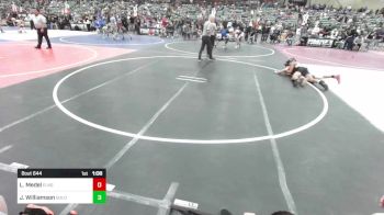 144 lbs Semifinal - Laden Medel, Elko WC vs Jeremiah Williamson, Gold Rush Wrestling