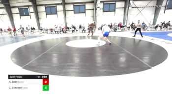 197 lbs Semifinal - Keevon Berry, Centenary vs Coy Spooner, Coast Guard