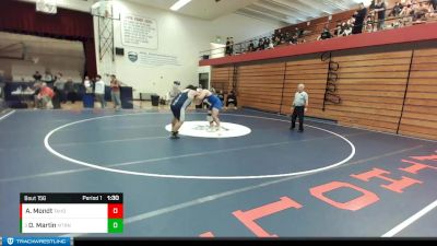 285 lbs Semifinal - David Martin, Mount Rainier vs Alex Mondt, Tahoma