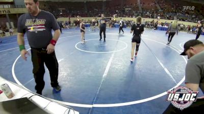 110 lbs Consi Of 16 #2 - Frost Peltier, Smith Wrestling Academy vs Olivia Hamilton, Lady Outlaw Wrestling Academy