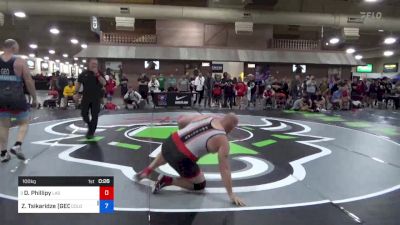 100 kg Quarters - Daren Phillipy, Las Vegas Wrestling Club vs Zurab Tsikaridze (GEO), Colorado