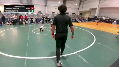 48 lbs Cons. Semi - Owen Allison, Texans Wrestling Club vs Gabriel Acosta, El Paso Wildcats Wrestling Club