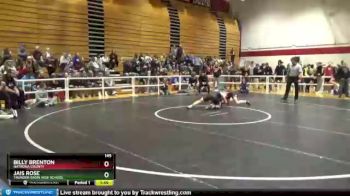 145 lbs Quarterfinal - Billy Brenton, Natrona County vs Jais Rose, Thunder Basin High School